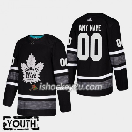 Børn NHL Toronto Maple Leafs Trøje Tilpasset Sort 2019 All-Star Adidas Authentic
